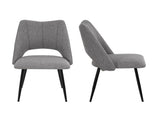 4-Chair Set Combination, Modern and Simple, With High Resilience Filling, Metal Legs, Adjustable W757P304077