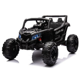 ZNTS 12V Ride On Car with Remote Control,UTV ride on for kid,3-Point Safety Harness, Music Player 28952224