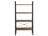 4 Tiers Industrial Ladder Shelf, Vintage Bookshelf, Storage Rack Shelf for Office, Bathroom, Living 96944196