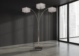 1pc Modern Design Classic Luxury Sleek Multi-head Floor Arc Lamp Crystal-like Accents Drape Living B2741P290176