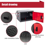 12 Bay Charging Cabinet for Laptop,Chromebook, Locking Charging Station-BLACK W2660P309608