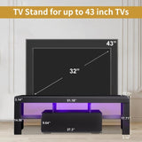 ZNTS TV stand with Storage 43 inch LED Modern TV Media Console Entertainment Center with Drawer TV 29056057