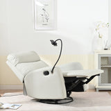Rocking Chair,360&deg Swivel Nursery Rocking Chair,Glider Chair,Modern Small Rocking Swivel W1028P185203
