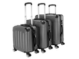 3-in-1 Portable ABS Trolley Case 20" / 24" / 28" Dark Gray 40786532