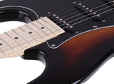 ST Stylish Electric Guitar with Black Pickguard Golden 96758390