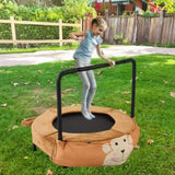 ZNTS XTP009 Assembled children's trampoline happy expression outdoor and indoor dual-use MONKEY black and W1711P180845