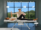 Massage Salon Tattoo Chair with Two Trays Esthetician Bed with Hydraulic Stool,Multi-Purpose W1422132171