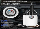 3L Brake Bleed Kit Manual Brake Bleeder Vacuum Pump Kit with 1L Waste Oil Bottle&4 Master Cylinder 70951206