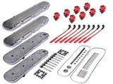 Polished Valve Covers with Lgnition Coils and Wires Fit for Chevrolet GM LS1 LS2 LS3 Clearance for 01724899