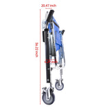 Foldable Lightweight EMS Stair Chair with Brake, Medical Emergency Evacuation Lifting Climbing 70169544
