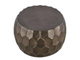 CT101 Modern Contemporary Round Aluminum material 32" Coffee Table, Farmhouse Table with Glossy B009P295926