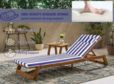 Outdoor Chaise Lounge Cushion, 72 in. x 21 in. x 3 in. Waterproof Fade-Resistant Patio Chair Pad for 48014850