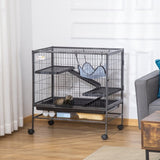 3-Tier Small Animal Cage, Ferret Cage Large Chinchilla Cage W2225140472