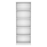 Home 4 Shelves Bookcase with Multi-Tiered Storage -White -Office B200137828