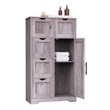 ZNTS Bathroom Storage Cabinet with Storage 5 Drawers and 1 Door, Entryway Cabinet with Adjustable Shelf, W1673P176236