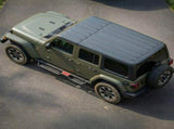 Running Boards with Two Stairs Design All-Steel Build, Bolt-on Side Steps Compatible with 2018-2026 W3611P453317