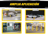 Safety Bollard Post, 36 Inch Height Steel Bollards, 3 Inch Diameter Parking Bollard, Yellow Powder 43872630