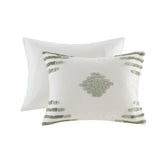 King/Cal King 3 Piece Cotton Blend Chenille Comforter Set B035128815