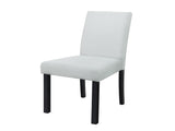 Sarang Black Dining Table and Silver Dining Chairs B201P359580
