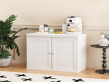 Coffee Bar,Kitchen Storage Cabinet with Double Doors,29" Kitchen Storage Cabinet with Double 07342383