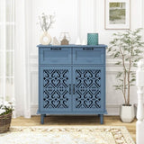 2 Door 2 Drawer Cabinet, American Furniture, Suitable for Bedroom, Living Room, Study W688P179040