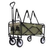Collapsible Foldable Wagon with strapping system Beach Wagon Utility Utility Wagon Grocery W2932P210085