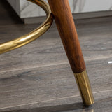 MoMo Boucle Upholstered Counter Height Stool, 360&deg Swivel T2574P206729