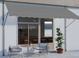118.1"D x 47.2"W x"H Retractable Awning Grey 70526258