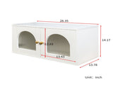 Wall Cabinet, Glass door Display Wall Mounted Cabinet, Floating Cabinet with inadjustable Shelves 22934122