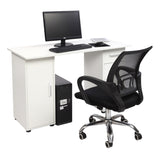 ZNTS [Old code:04429348]One Door Four Drawers Computer Desk White 47963814