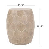 Outdoor LightWeight Concrete Side Table, 73443.00