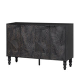 U-Can 47.2'' Modern TV Stand, Entertainment Center Media Console with 2 Spacious Storage Space, N724P233372B