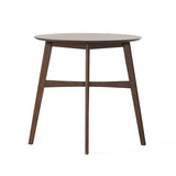 ZNTS Wood Counter Height Round Dining Table, Brown, 35.4"D x 35.4"W x 36"H 58913.00WNT