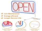 LED Neon Open Sign, Dimmable Business Store Front Light Sign with Controller & Hanging Chain, 85496558