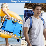 ZNTS Folding Beach Chair Set of 2 for Adults, 4 Position Portable Backpack Foldable Camping Chair with 58135440