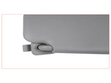 Front Left Driver Side Gray Sun Visor for Hyundai Accent 1E 1.6L GAS DOHC 852101R000 31536060