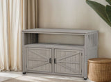 Wooden Patio Bar Table Set with Storage, Buffet Cabinet Sideboard for Outdoor and Indoor W2640P262542