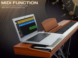 GPP-107 88 Key Full Size Semi-Weighted Standard Keyboards Wooden Digital 79140505