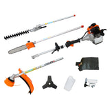4 in 1 Multi-Functional Trimming Tool, 56CC 2-Cycle Garden Tool System with Gas Pole Saw, Hedge 62548240