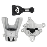 3pcs Engine & Trans & Torque Strut Mount Fit For Honda Civic L4 2.0L 2017-2020 Automatic CVT 25207162