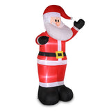 ZNTS 8ft with 4 String Lights Inflatable Garden Santa Claus Decoration 17564043