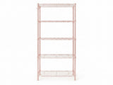 5-layer adjustable shelf with adjustable spacing, pin-type deformable structure, adjustable feet, 85764871