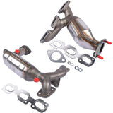 ZNTS Exhaust Catalytic Converter Manifold for Ford Escape 3.0L 2001-2007 673-830 674-830 16412 16410 70611957