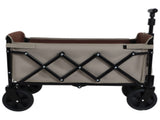 All-in-One Convertible Folding Camping Wagon Cart Bench Seat, Storage Compartment & Included Dog W2932P312715