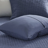 2 Piece Quilt Set Navy Twin/Twin XL B035129033
