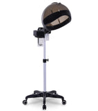Standing Hair Steamer for Nature Black Hair, Hooded Heating Steam Cap for Deep Conditioning 53661727
