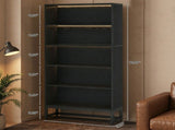 5 Tier LED Bookshelf Modern Tall Design 03013445