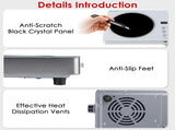 3500W Electric Single Burner Cooktop 110V - Rapid Heating Hot Plate with 4 Preset Modes 81528283