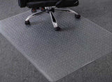 4735.5 Inch Clear PVC Office Chair Mat, Waterproof Anti-Slip Hardwood Floor Protector, Transparent 22450339