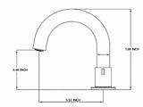 8-Inch Widespread Lavatory Faucet, 2-Handle 3-Hole with 360&deg Spout Vanity and Pop-Up Drain, 72809991